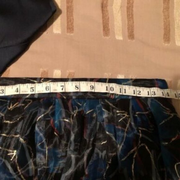 Anthropology Shimmered Monarch Skirt size 8 mint c - Picture 3 of 4